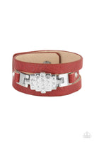 Paparazzi Ultra Urban - Red Wrap Bracelet
