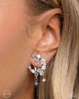 Paparazzi Fantastical Fashion - Blue Clip-On Earrings