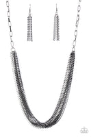 Paparazzi Beat Box Queen - Black Necklace