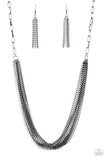 Paparazzi Beat Box Queen - Black Necklace