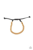 Paparazzi Rulebreaker - Gold Men’s Bracelet