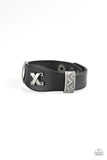 Paparazzi Tread Carefully - Black Urban Bracelet