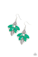 Paparazzi Fantasy Flair - Green Earrings