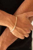 Paparazzi Boxing Champ - Gold Men’s Bracelet
