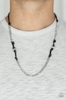 Paparazzi Rural Renegade - Black Men’s Necklace