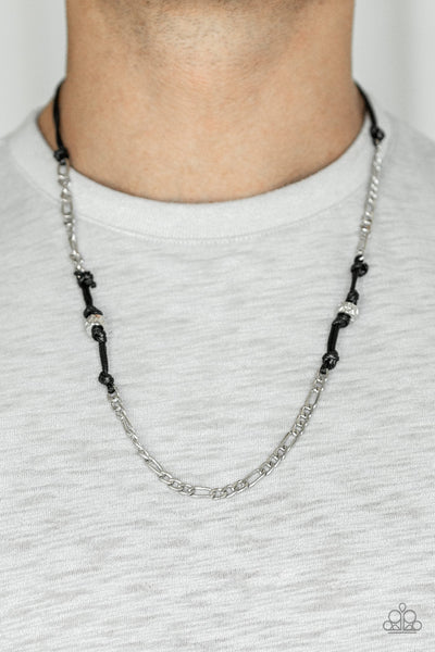 Paparazzi Rural Renegade - Black Men’s Necklace