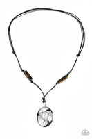 Paparazzi Tidal Talisman - Brown Necklace