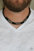 Paparazzi Lets Take A Ride - Black Men’s Necklace