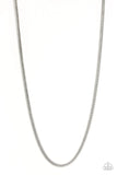 Paparazzi Killer Crossover - Silver Men’s Necklace