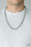 Paparazzi Undefeated - Silver Men’s Necklace