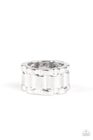 Paparazzi Modern Machinery - Silver Men’s Ring