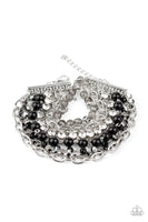 Paparazzi Heiress Hustle - Black Bracelet