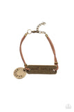 Paparazzi Believe and Let Go - Brass Bracelet