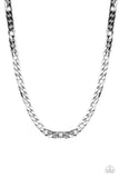 Paparazzi Metro Beau - Black Men’s Necklace