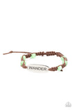 Paparazzi Roaming For Days - Green Bracelet