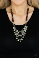 Paparazzi Plains Paradise - Green Necklace