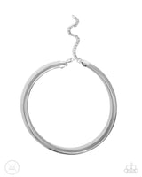 Paparazzi Choker Of The Century - Silver Choker Necklace