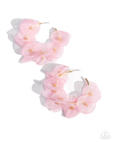 Paparazzi Petaled Pageant - Gold Hoop Earrings