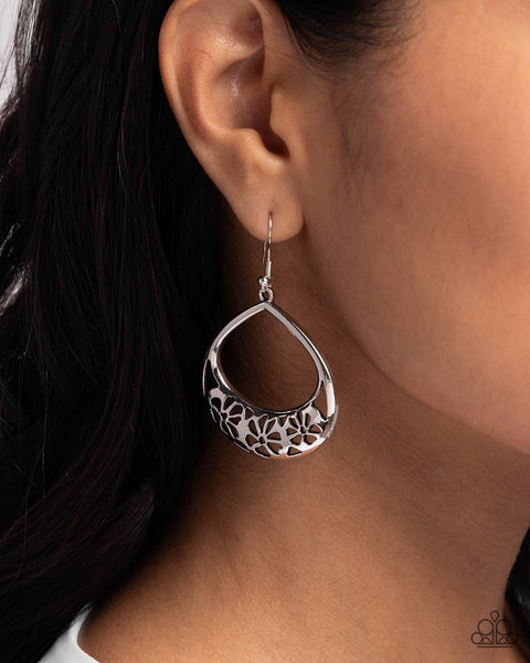 Paparazzi Island Ambrosia - Silver Earrings