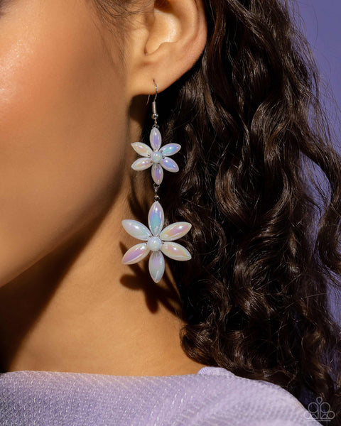 Paparazzi Pearl Posy - White Earrings