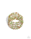 Paparazzi Refined Reality - Green Bracelet