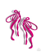 Paparazzi Trendy Tapestry - Pink Post Earrings