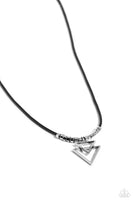 Paparazzi Terra Trifecta - Black Urban Necklace