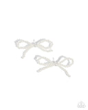 Paparazzi Better Ballerina - White Post Earrings