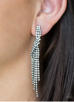 Paparazzi Cosmic Candescence - Black Post Earrings