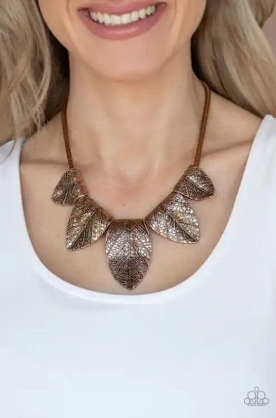 Paparazzi Garden Gatherer - Copper Necklace