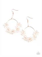 Paparazzi Floating Gardens - Copper Earrings