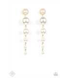 Paparazzi Living a WEALTHY Lifestyle - Gold Post Earrings