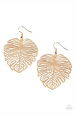 Paparazzi Palm Palmistry - Gold Earrings