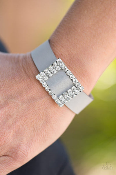 Paparazzi Diamond Diva - Silver Wrap Bracelet