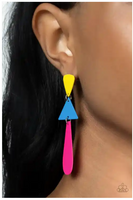 Paparazzi Retro Redux - Multi Post Earrings