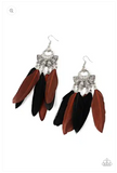 Paparazzi Plume Paradise - Multi Earrings