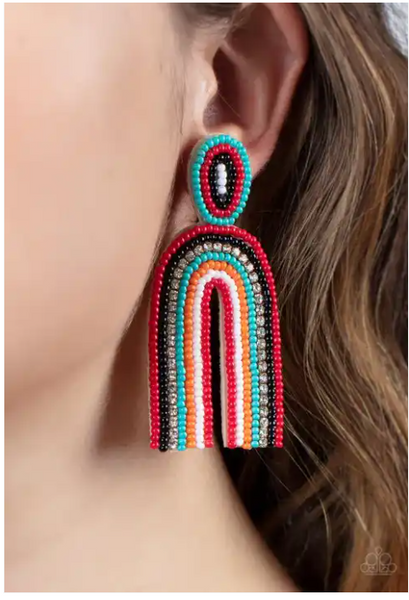 Paparazzi Rainbow Remedy 2 - Multi Post Earrings