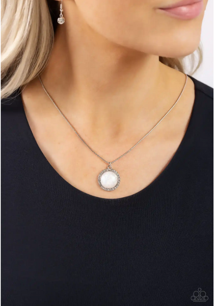 Paparazzi Pixie Potential - White Necklace