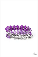 Paparazzi Summer Sabbatical - Purple Bracelet