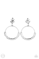 Paparazzi Rustic Horizons - Silver Clip-On Earrings