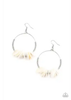 Paparazzi Caribbean Cocktail - White Earrings