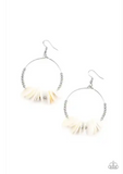 Paparazzi Caribbean Cocktail - White Earrings