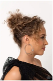 Paparazzi Theater HOOP - White Hoop Earrings