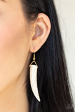Paparazzi Tusk Tundra - White Necklace