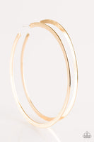 Paparazzi Size Them Up - Gold Hoop Earrings