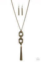 Paparazzi Enmeshed in Mesh - Brass Necklace