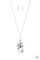 Paparazzi I Will Fly - Purple Lanyard Necklace