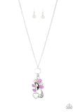 Paparazzi I Will Fly - Purple Lanyard Necklace
