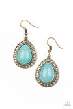 Paparazzi Sahara Serenity - Brass Earrings