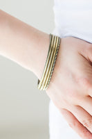 Paparazzi Mesa Mix - Brass Bracelet